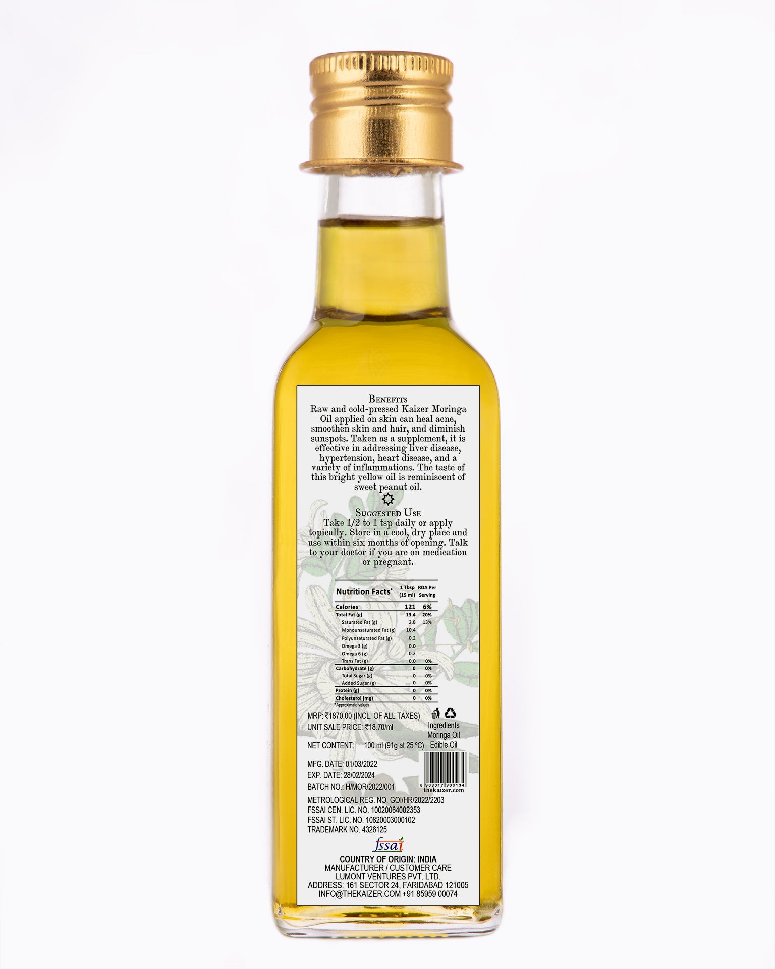 Moringa Oil